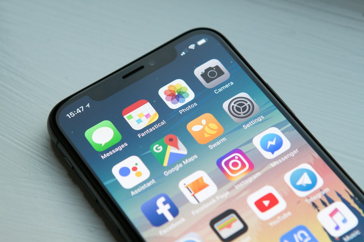 Developer working on a mobile app interface