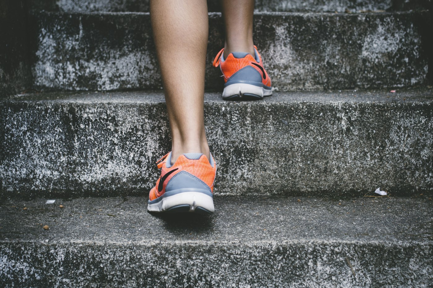 Runner on a path during outdoor training
